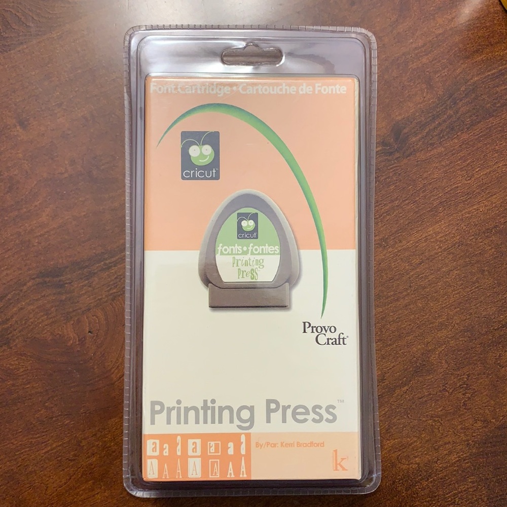 Cricut Printing Press Cartridge new sealed